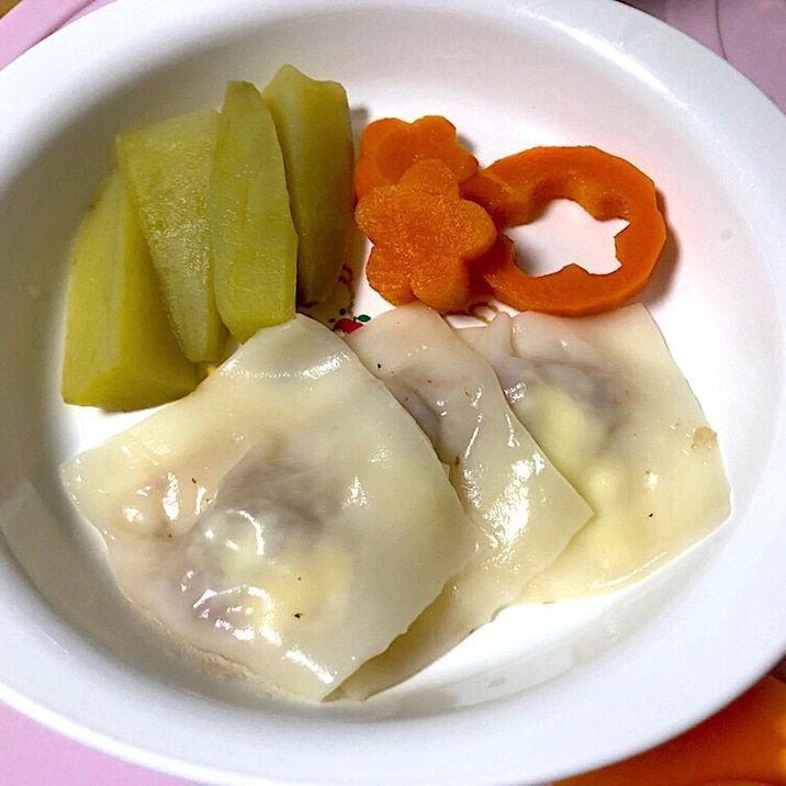 離乳食後期 手づかみ食 なんちゃってラビオリ レシピ 作り方 By みきのキッチン 楽天レシピ 離乳食後期 手づかみ食 なんちゃってラビオリ レシピ 作り方 By みきのキッチン 楽天レシピ